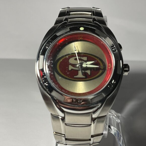 San Francisco 49ers NFL Stainless-Steel Kaleido Watch by Fossil NEW (RARE) - Picture 1 of 7
